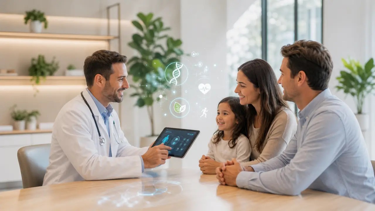 Centre médical moderne et lumineux, illustrant une prévention de santé proactive